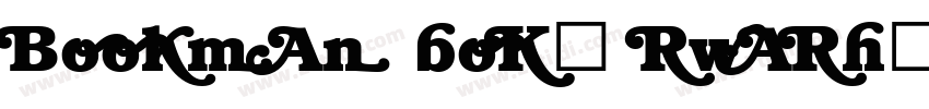Bookman bold swash字体转换